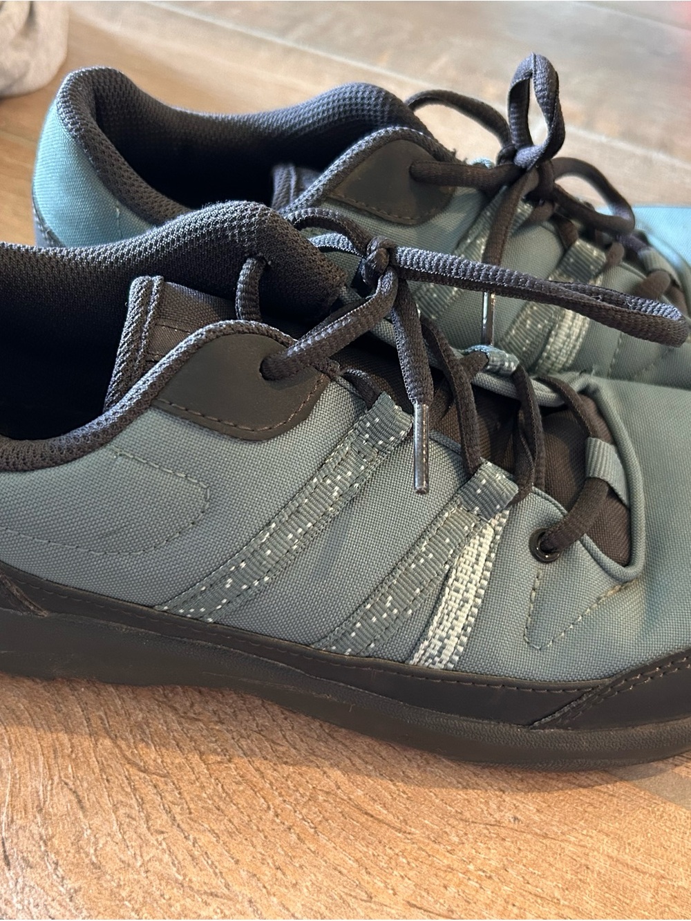 Quechua Women's Athletic Sneakers in Teal and Black